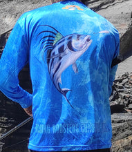 Load image into Gallery viewer, 'Chasing Roosters Chasing Lures'  UV Long sleeve Performance Shirt