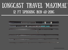 Load image into Gallery viewer, Samson Long Cast Spinning Rod 'MAXIMAL TRAVEL' 12ft Spinning Rod (60-200g)