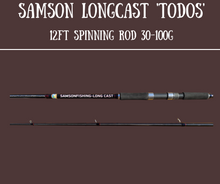 Load image into Gallery viewer, Samson Long Cast 12ft Spinning Rod - TODOS