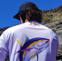 Load image into Gallery viewer, &#39;Chasing Tuna Chasing Lures&#39;  UV Long sleeve Performance Shirt