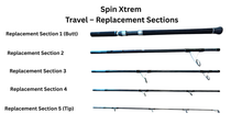 Load image into Gallery viewer, Samson Spin Xtrem 5 Piece Spinning/Popping Travel Rod 60-250g