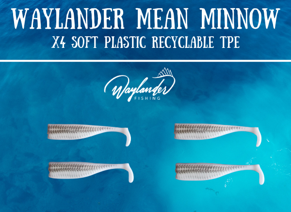 Waylander - Mean Minnow Soft Plastic x4 Bodies