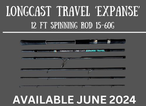 Samson Long Cast Spinning Rod 'EXPANSE TRAVEL' 12ft Spinning Rod