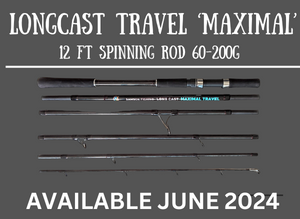 Samson Long Cast Spinning Rod 'MAXIMAL TRAVEL' 12ft Spinning Rod (60-200g) AVAILABLE END OF JULY