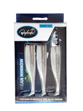 Load image into Gallery viewer, Waylander - Mean Minnow x3 Soft Plastic with Jighead (Lead Free) 27g
