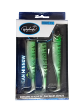 Load image into Gallery viewer, Waylander - Mean Minnow x3 Soft Plastic with Jighead (Lead Free)