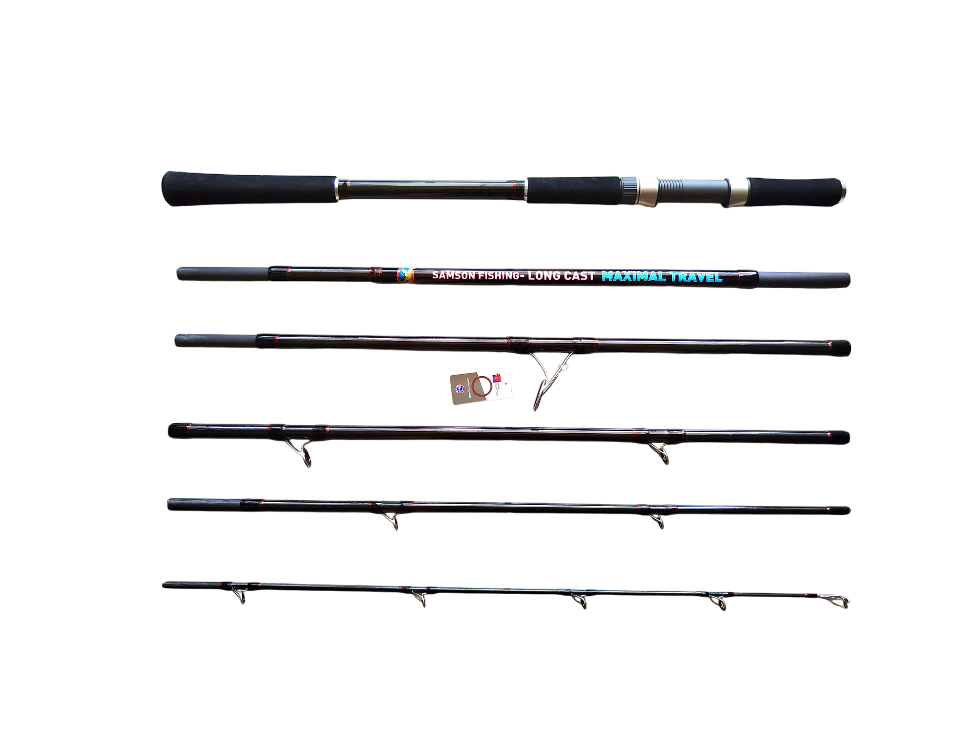 Samson Long Cast Spinning Rod 'MAXIMAL TRAVEL' 12ft Spinning Rod (60-2 – SamsonFishing Samson Long Cast Spinning Rod 'MAXIMAL TRAVEL' 12ft Spinning Rod (60-2 – SamsonFishing