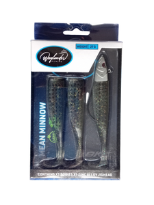 Waylander - Mean Minnow x3 Soft Plastic with Jighead (Lead Free) 27g