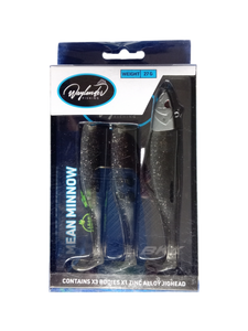 Waylander - Mean Minnow x3 Soft Plastic with Jighead (Lead Free) 27g