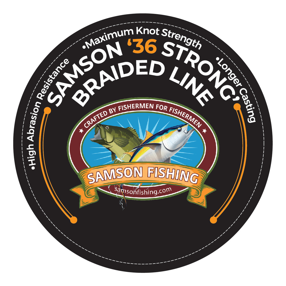 Samson '36 Strong' Braided Fishing Line – SamsonFishing