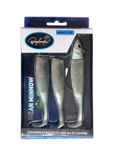 Load image into Gallery viewer, Waylander - Mean Minnow x3 Soft Plastic with Jighead (Lead Free) 27g