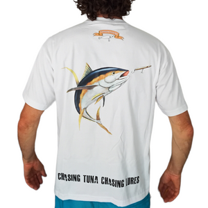 'Chasing Tuna Chasing Lures' T Shirt