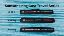 Load image into Gallery viewer, Samson Long Cast Spinning Rod &#39;EXPANSE TRAVEL&#39; 12ft Spinning Rod (15-60g)