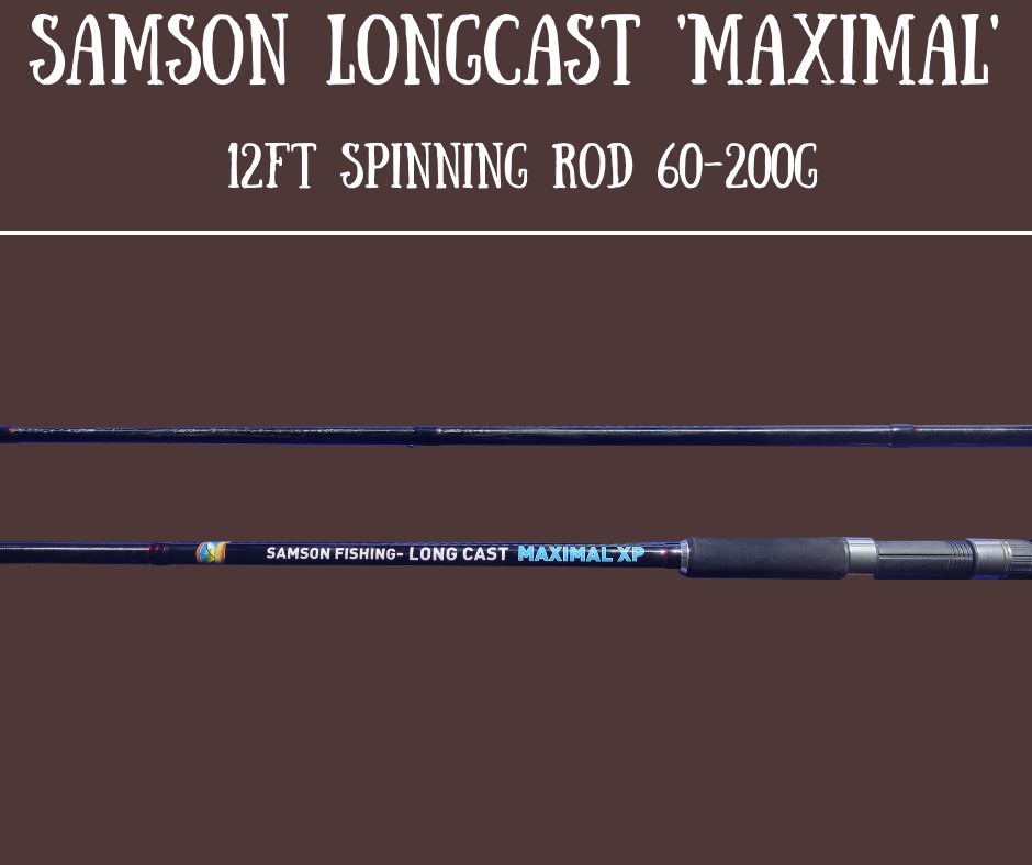 Samson Long Cast 12ft Spinning Rod - MAXIMAL