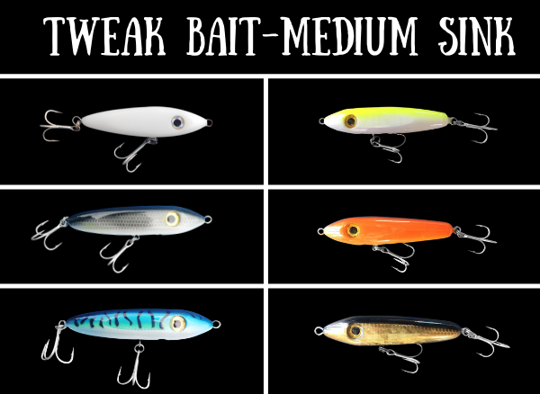 Tweak Bait - Medium Sink (Sub Surface) – SamsonFishing
